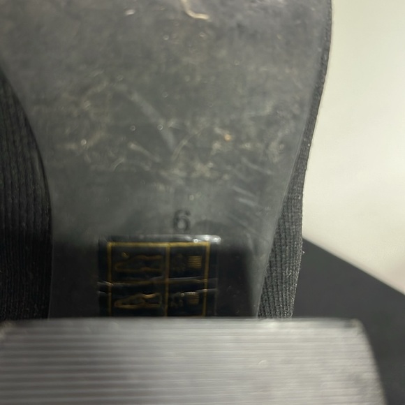 Jeffrey Campbell Bentlee Black Ankle Sock Zip Back Boot Size 6 - Picture 7 of 7